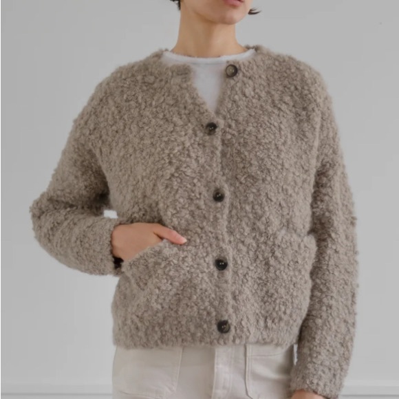 Luna Boucle Cardigan - Picture 2 of 10